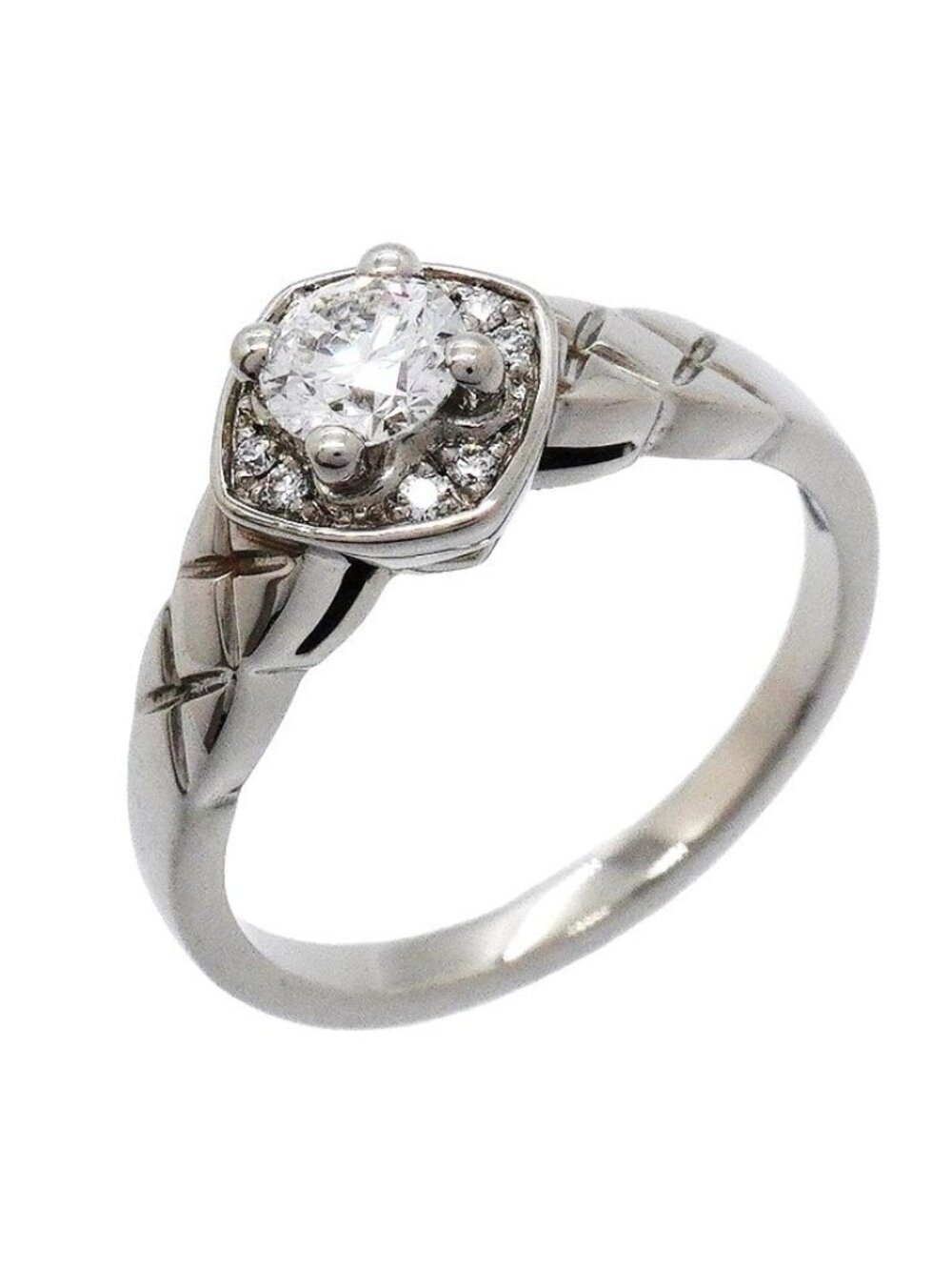 Chanel Ring Coco Crush Platinum Diamond